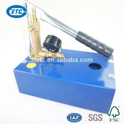 New style high quality hydraulic manual water pressure testing pump with 5L water tank